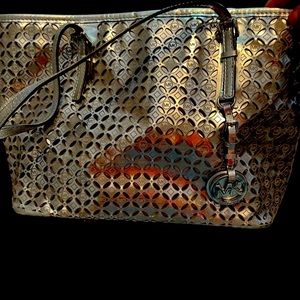 Michael Kors handbag key fob inside slightly used